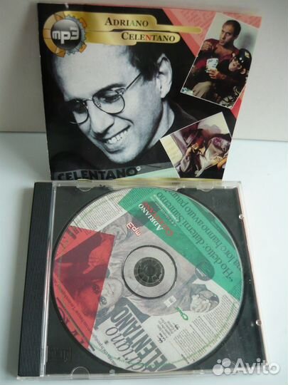 Диск CD mp3 А.Челентано, 3 часа /151, лицензия