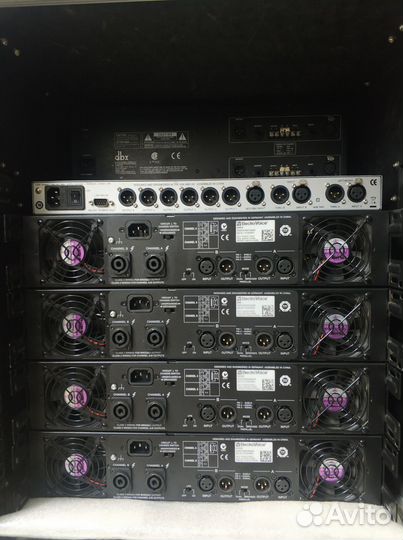 Процессор EV, усилители: yamaha, ev, dynacord и др