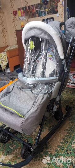 Коляска санки