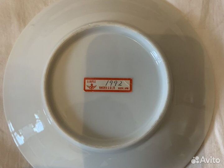 Тарелка в винтажном стиле, диаметр 16.5 см