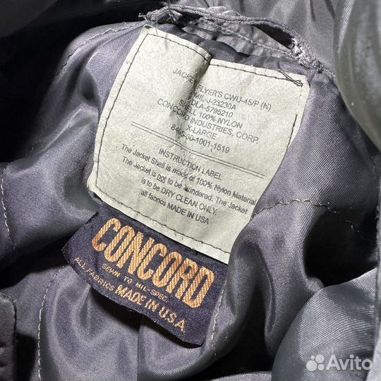 Бомбер Concord L/XL USA made MIL-J