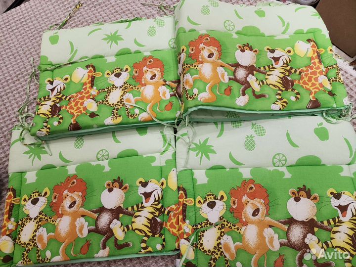 Бортики в детскую кроватку