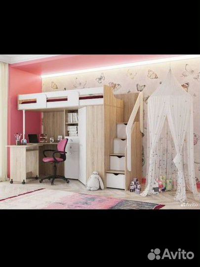 Кровать чердак