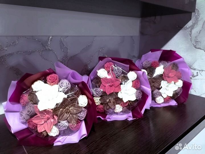 Шоколадные цветы