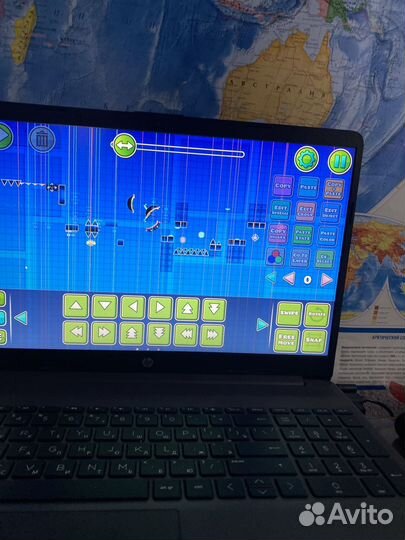 Лояут в игре geometry dash в стиле 1.0