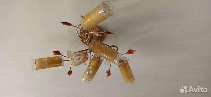 Люстра потолочная бу