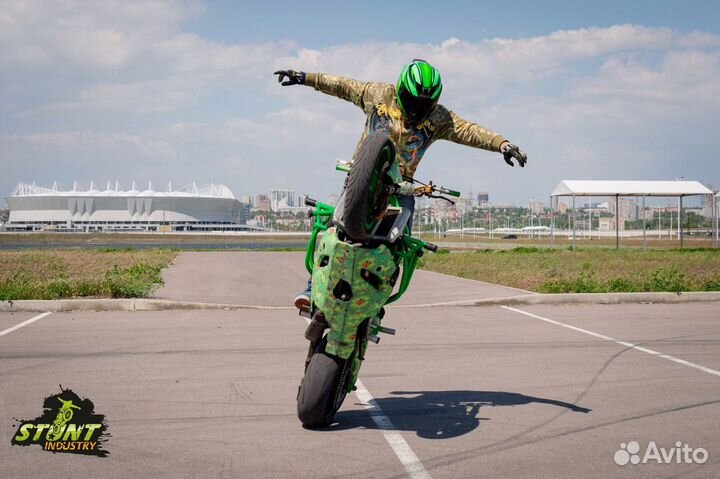Kawasaki zx6r ninja stunt стант
