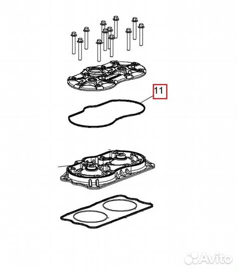 Прокладка Polaris / seal-gland head 5413230