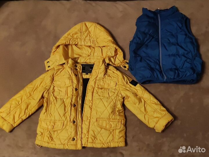 Детская куртка Alessandro Borelli весенняя, жилет