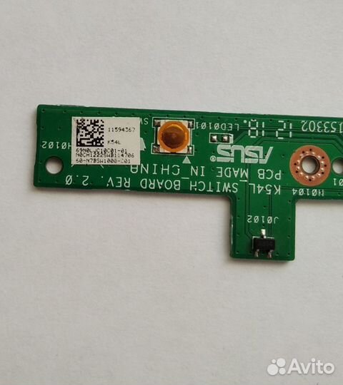 Кнопка включения ноутбука Asus X54,K54L