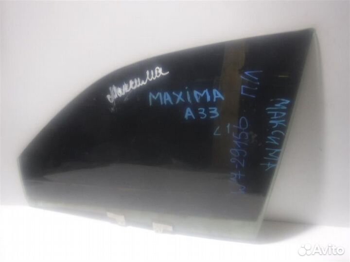 Стекло двери передней левой Nissan Maxima (A33) 1