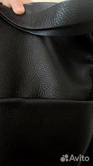 Сумка Zara натуральная кожа через плечо