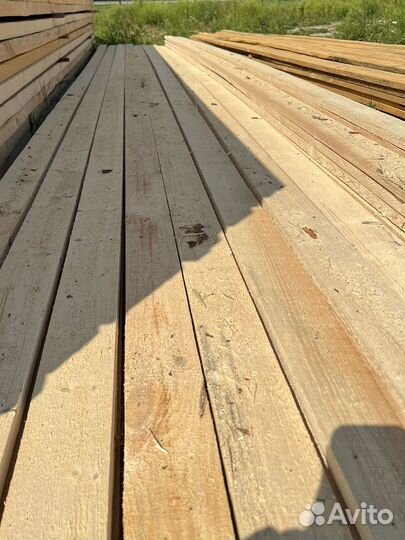 Доска обрезная, сорт 1, т/у, сосна