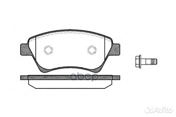 976 00 987 000B-SX колодки дисковые п Renault