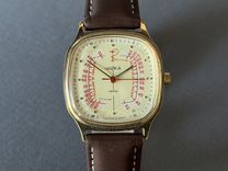 Чайка Медицина Кварц - наручные часы позолота СССР