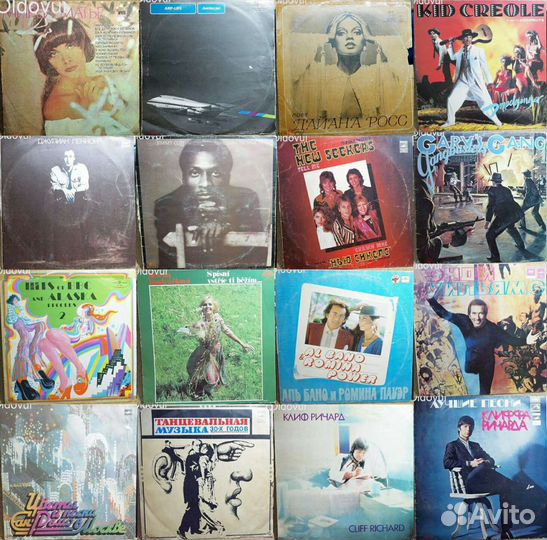 Зарубежная поп музыка на виниле. ч.1