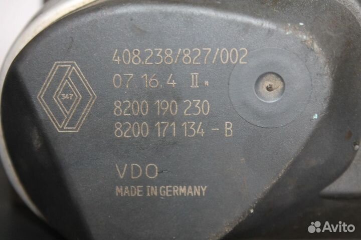 Renault Megane 2 1.6 дроссельная заслонка