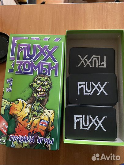 Настольная игра fluxx зомби