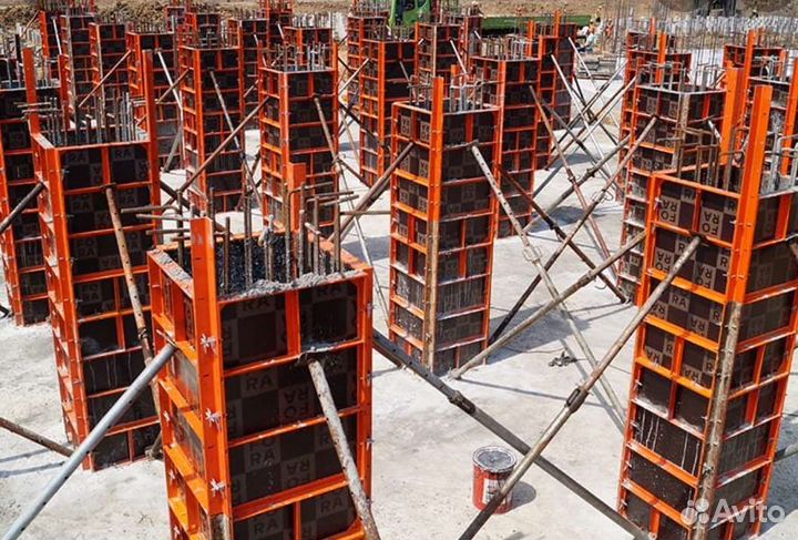 Аренда мелкощитовой опалубки и опалубки перекрытия