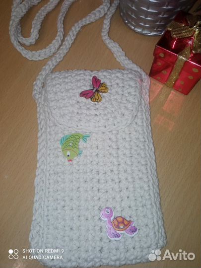 Сумка женская ручная работа вязанная