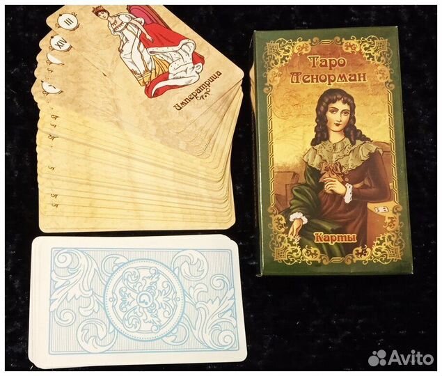 Карты Таро Ленорман VIP колода 78 карт размер 71х1