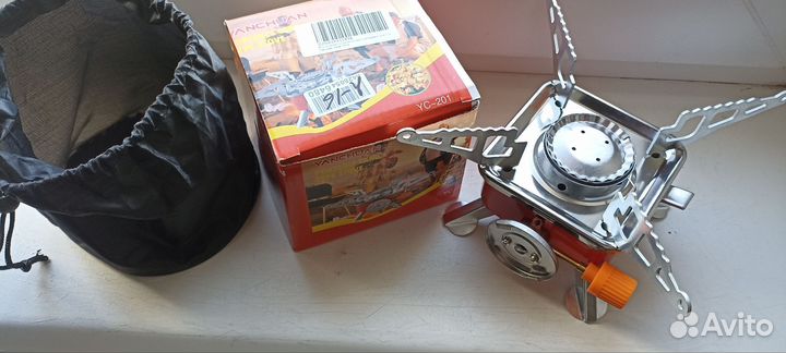 Складная походная газовая плитка