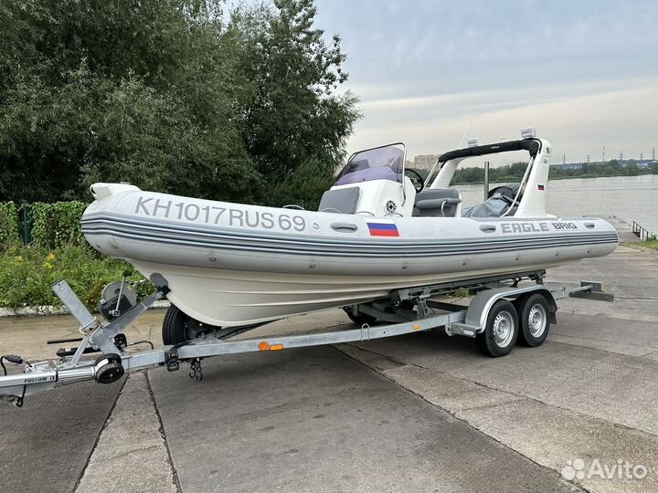 Шикарный риб Brig Eagle 650 + Mercury 115 ProXS CT
