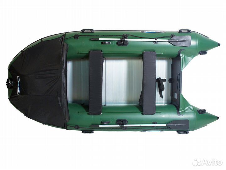 Лодка пвх Gladiator C400AL зеленый