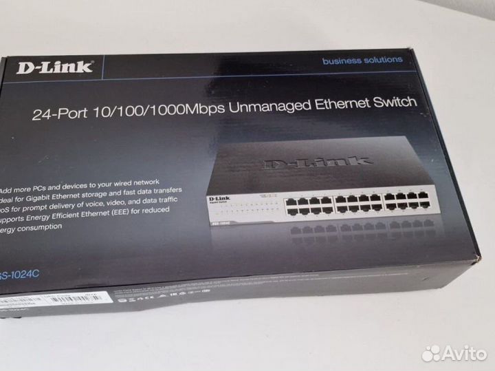 Коммутатор D-link DGS-1024C