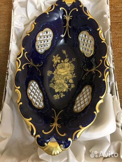 Менажница и сухарница фарфор, Чехия Pirken Hammer