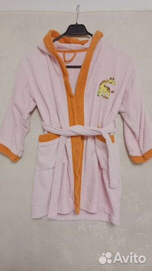Халат на девочку махровый