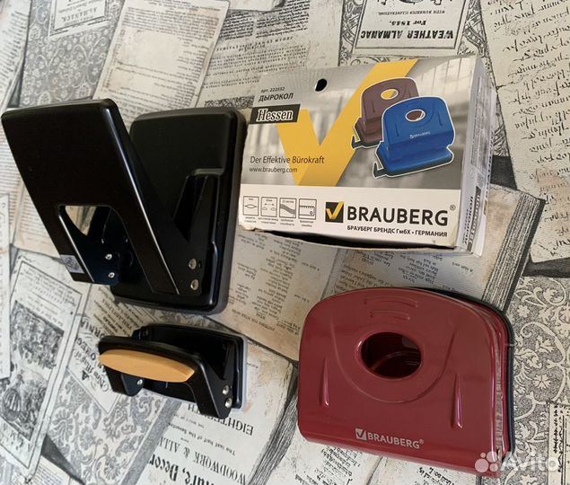 Степлер, антистеплер, дырокол, датер, касса