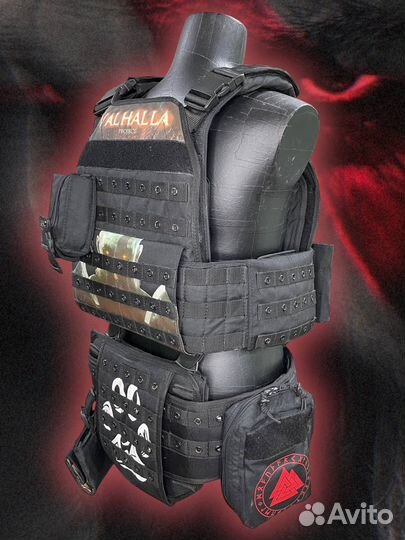 Бронежилет плитник черный