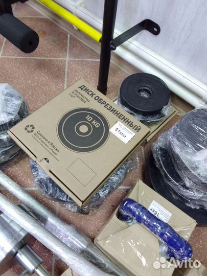 Гантели штанги разборные, диски