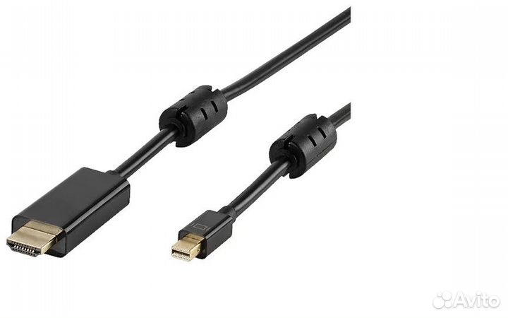 Кабель Vivanco mini DisplayPort - hdmi, золоченный