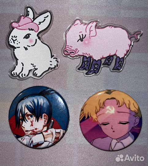 Значки аниме