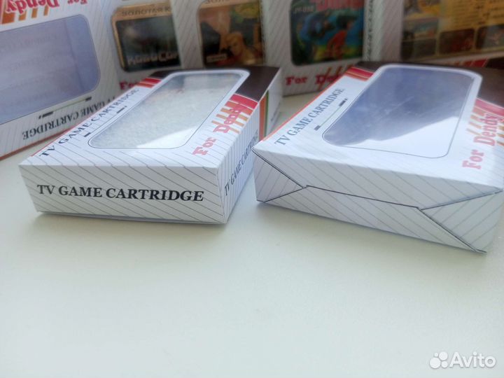 Реплика коробочки для картриджа Dendy Steepler