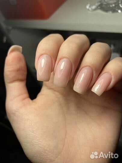 Маникюр + снятие + укрепление