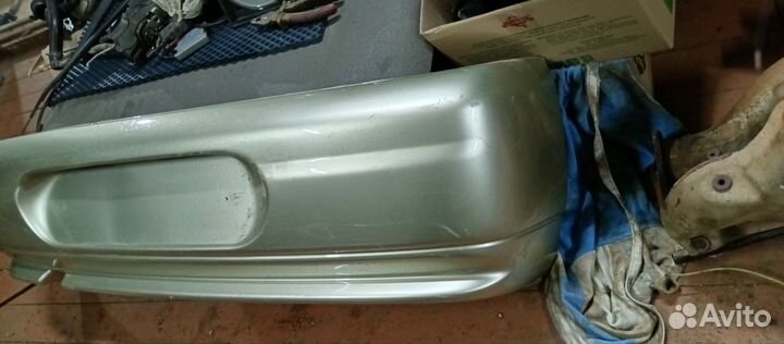 Бампер задний +усилитель 2110