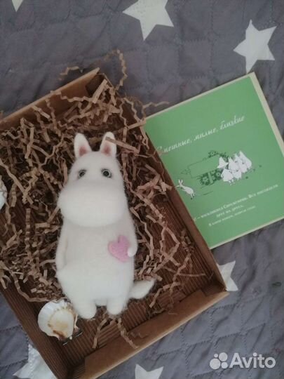 Муми Тролль с сердечком