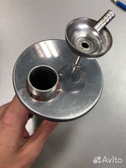 Попугай на стеклянную банку с приемным стаканом