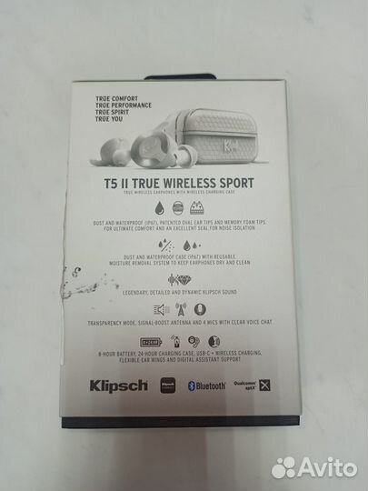 TWS наушники Klipsch T5 II TW Sport Gray