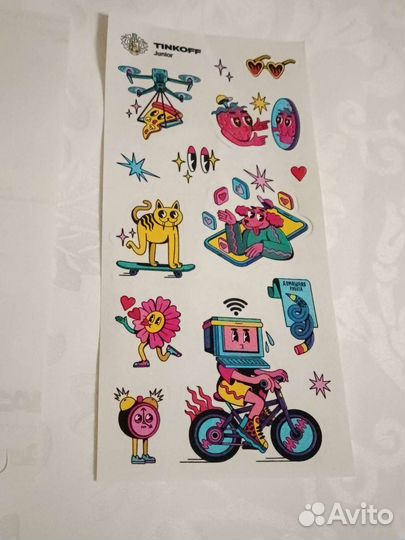 Стикеры Тинькофф Джуниор