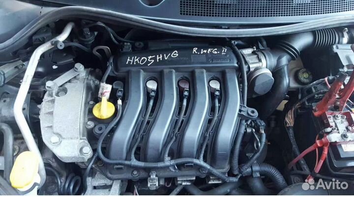 Двигатель renault megane 2 1.6