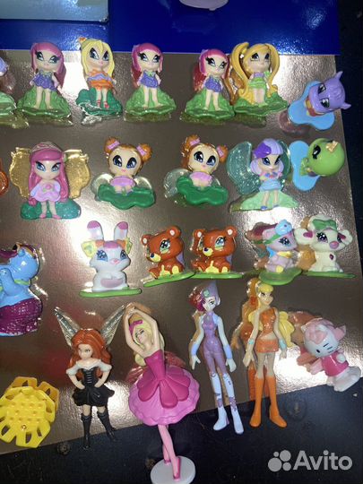 Игрушки из киндера винкс, феи дисней, 90-е