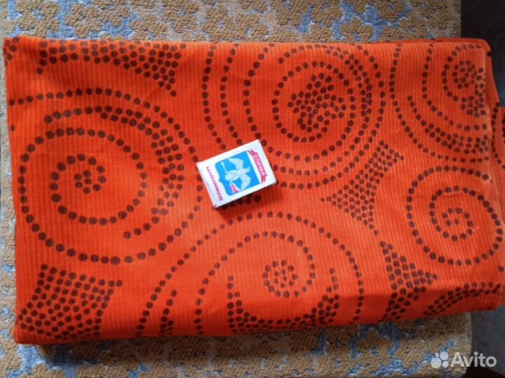 Отрез ткани вельвет СССР