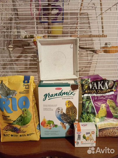 Большая клетка для птиц