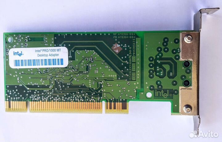 Сетевые карты Intel PRO/1000 PT и MT
