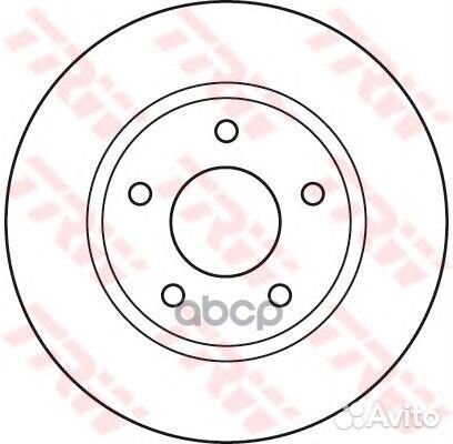 Диск тормозной передний mitsubishi lancer (CY/Z