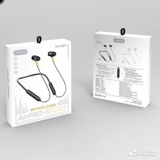 BT гарнитура yesplus YS-607 WH